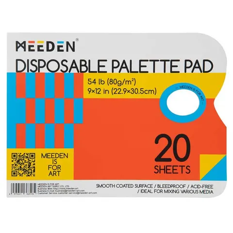 Paleta malarska papierowa Meeden 23 x 30 cm