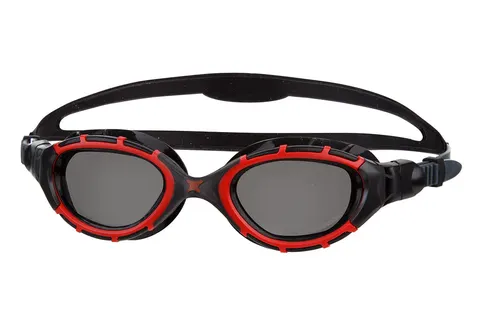 Okulary pływackie Zoggs Predator Flex Polarized czarny/czerwony