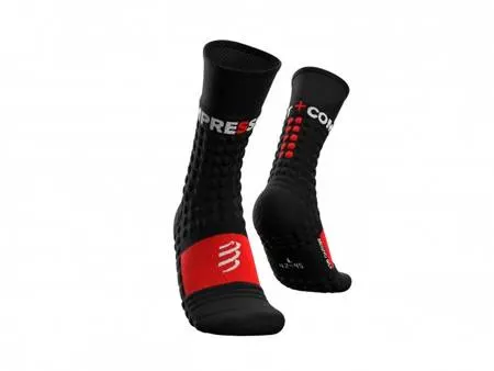 Compressport Skarpetki zimowe ProRacing Socks Winter czarno-czerwone