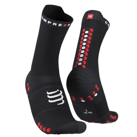 Compressport skarpetki ProRacing V4.0 czarno-czerwone