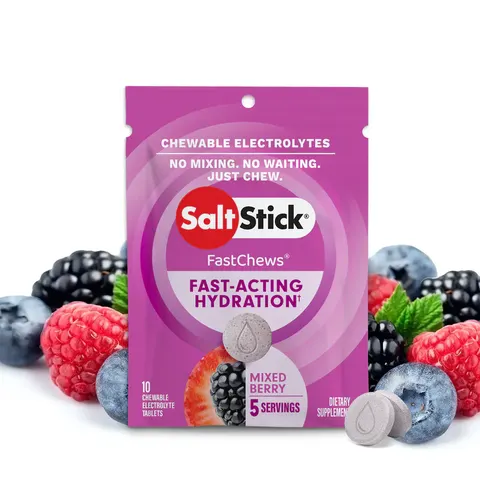 SaltStick Fastchews tabletki z solą, jagodowe
