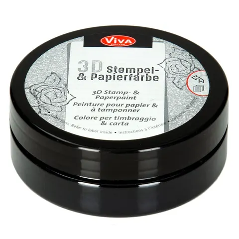 Tusz do stempli 3D Viva - 800 Black