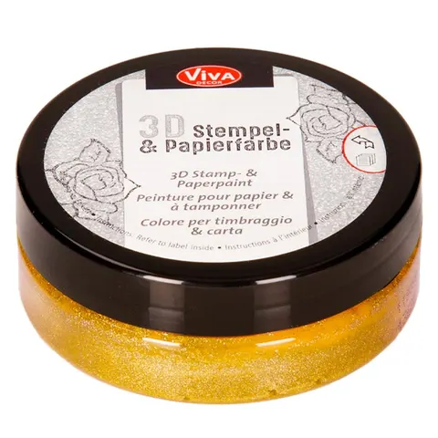 Tusz do stempli 3D Viva - 901 Gold