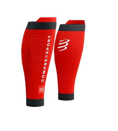Compressport opaski kompresyjne na łydki R2 3.0 czerwone