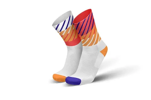 Incylence Skarpetki biegowe Running diagonals orange/inferno