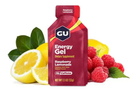 GU żel energetyczny lemoniadana malinowa
