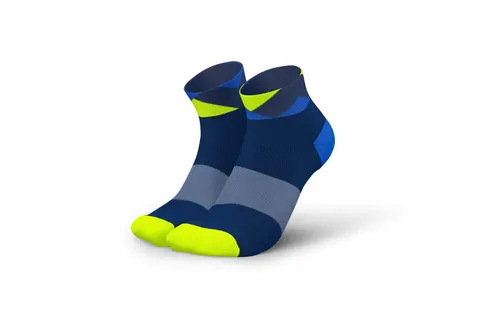 Incylence Skarpetki biegowe krótkie Running peaks navy/blue canary