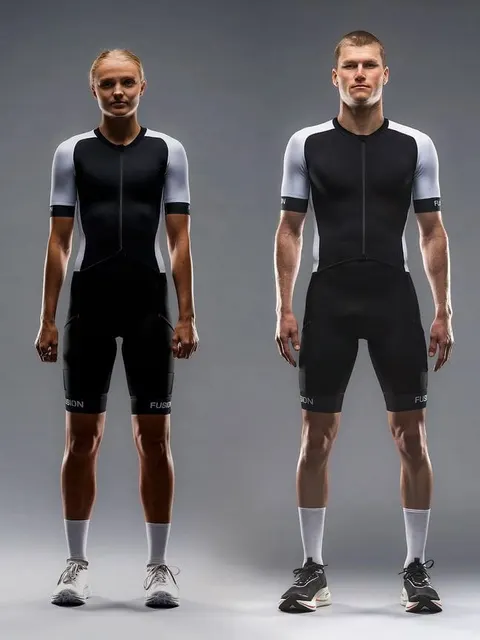 Fusion strój triathlonowy TEMPO! Three Suit black