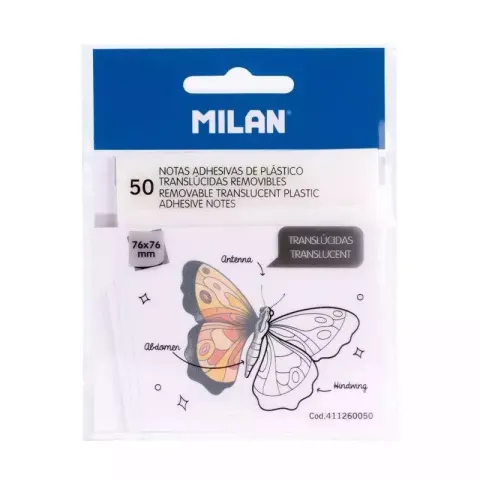 Karteczki samoprzylepne przezroczyste 50 szt. Milan