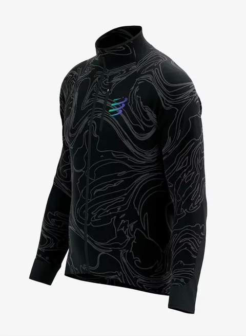Compressport kurtka Hurricane Windproof czarna
