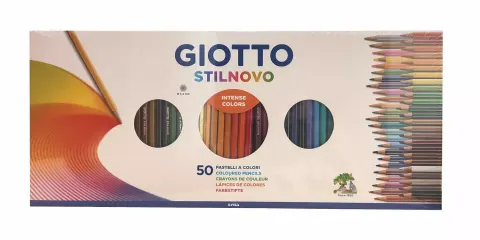 Kredki Stilnovo 50 kolorów GIOTTO