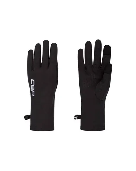 CEP Rękawiczki Core Run Merino, czarne
