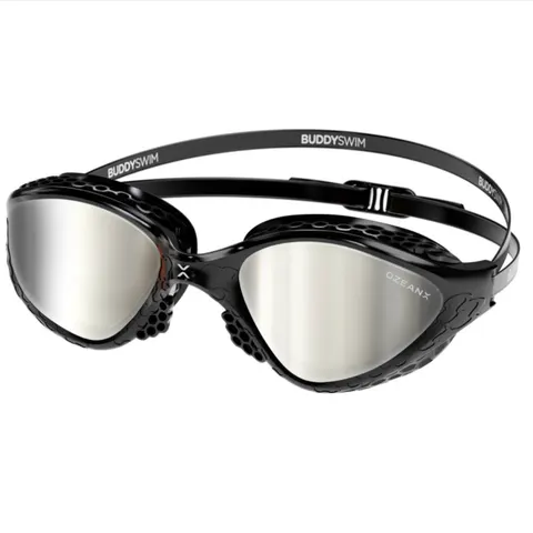Buddyswim Okulary pływackie OzeanX Black / Silver Mirror