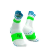 Compressport skarpetki ProRacing V4.0 biały/niebieski/zielony