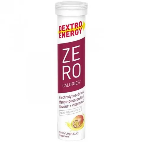 Dextro energy zero calories - tabletki z elektrolitami, smak: mango-marakuja z wit. C