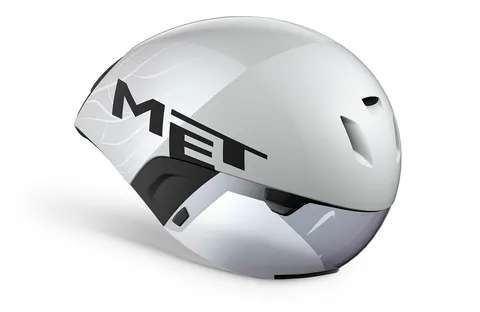 MET kask czasowy Codatronca, biały