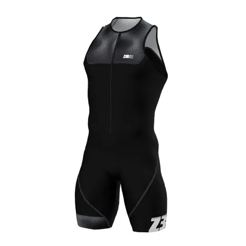 ZEROD strój triathlonowy bez rękawów START Trisuit, dune