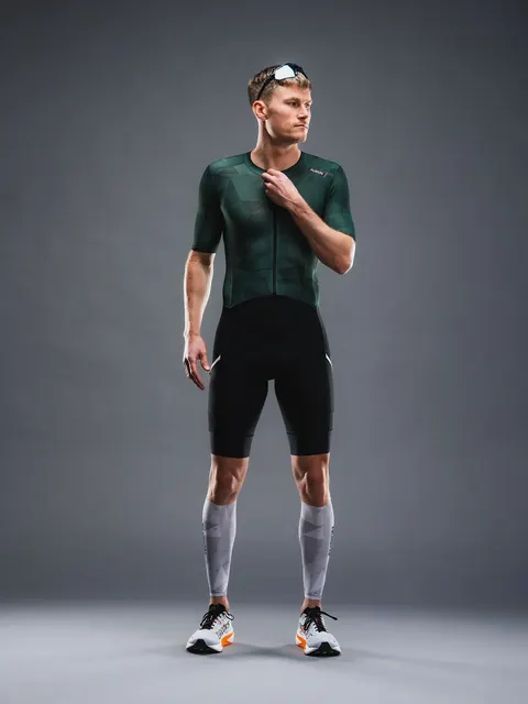 Fusion strój triathlonowy TEMPO! Two Suit Race Green