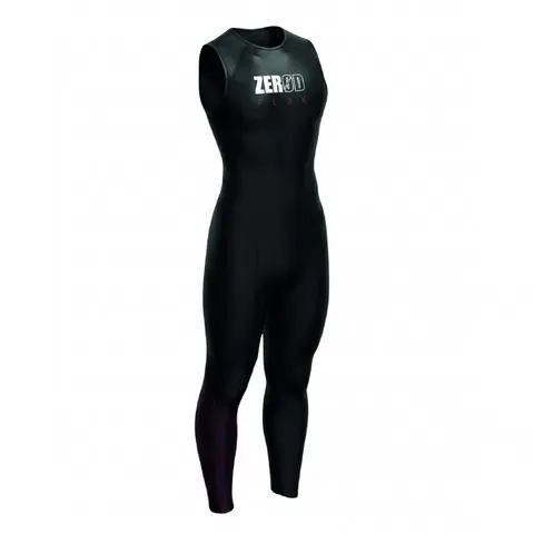 ZEROD pianka triathlonowa bez rękawów FLEX SLEEVELESS black/red