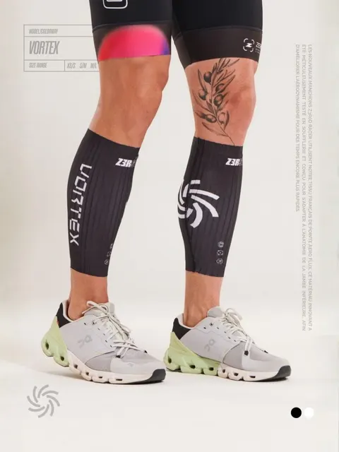 ZEROD opaski aerodynamiczne na łydki RACER Aero, vortex