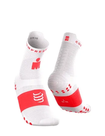 Compressport skarpetki ProRacing V4.0 IM26 białe/czerwone