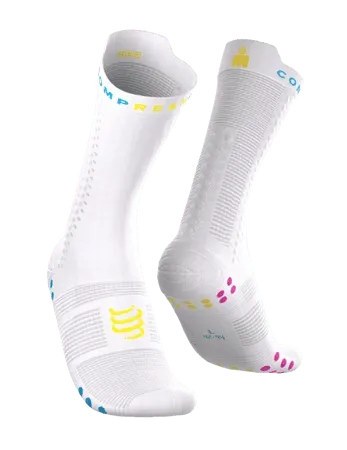 Compressport skarpetki kolarskie V4.0 IM26 białe