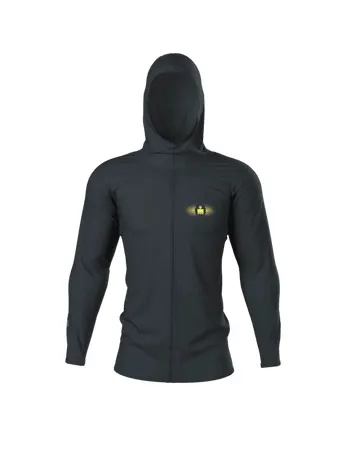 Compressport Bluza biegowa termiczna 3D Seamless Zip IM26 black