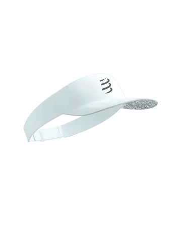 Compressport daszek do biegania Ultralight, biały