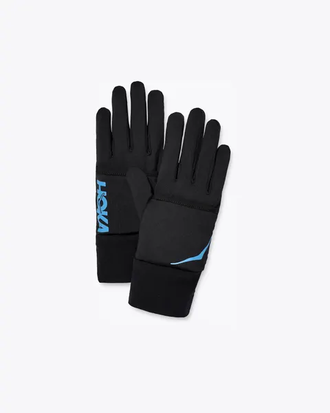 Hoka rękawiczki ColdSnap Fleece Gloves, czarne