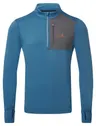 Ronhill bluza biegowa Tech Winter 1/2 Zip, niebieska