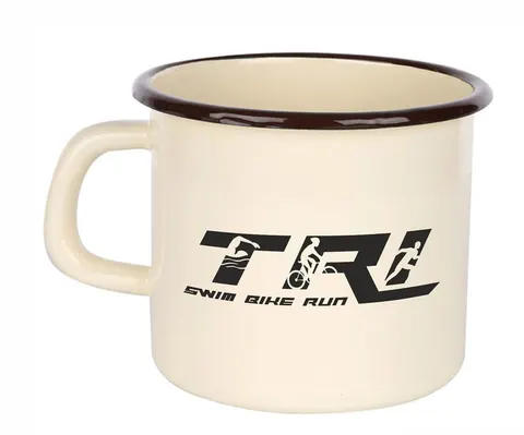 Kubek dla triathlonisty - kremowy 300 ml