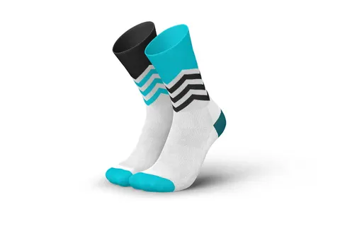 Incylence Skarpetki biegowe Running volts cyan black