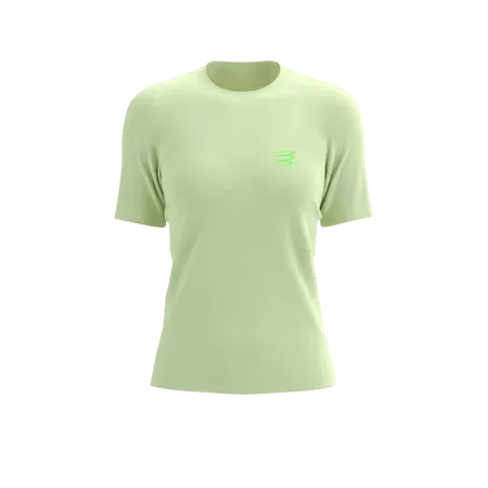 Compressport koszulka biegowe Performance SS T-Shirt, limonkowa