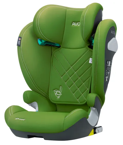 AVOVA SORA-FIX Fotelik dla starszaka 100-150 cm | Cactus Green