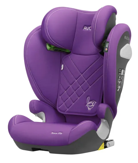 AVOVA SORA-FIX Fotelik dla starszaka 100-150 cm | Lila