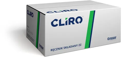 Ręcznik ZZ CLIRO 91725E biały 75% 25g 20x25 1 war. makulatura