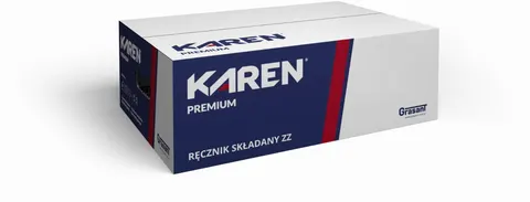 Ręcznik ZZ KAREN Premium 90199Q biały celuloza 2-war (3000 listków)