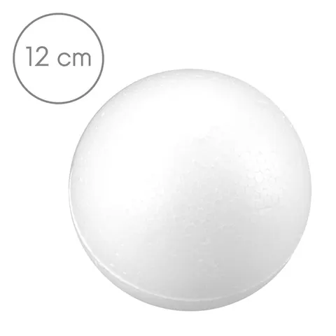 Kule styropianowe bombki dpCraft - 12 cm 4 szt.