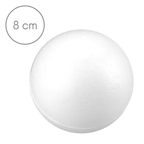 Kule styropianowe bombki dpCraft - 8 cm 12 szt.