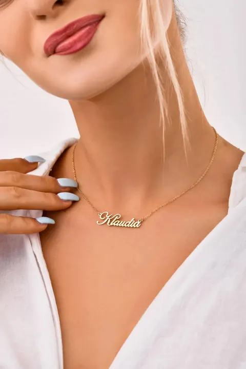 Naszyjnik imię Klaudia, złoty S300078Z0