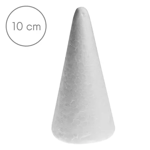 Stożki styropianowe choinki dpCraft - 10 cm 9 szt.