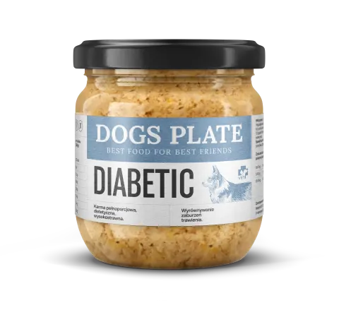 Dogs Plate Vet Diabetic 360g - Outlet