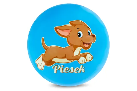 Artyk Piłka dziecięca z biegnącym pieskiem – PVC 23 cm, 3+
