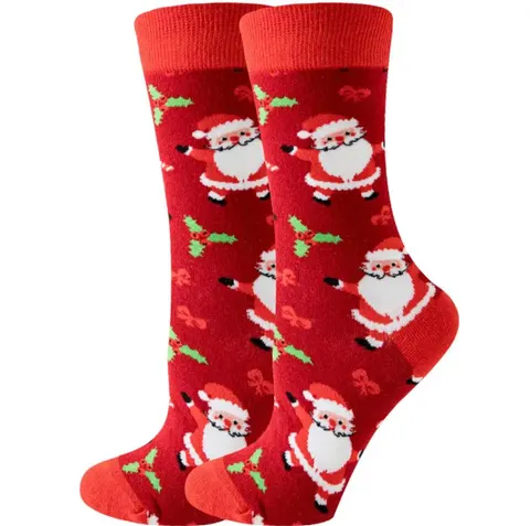 Skarpetki Christmas Mikołaj czerwone