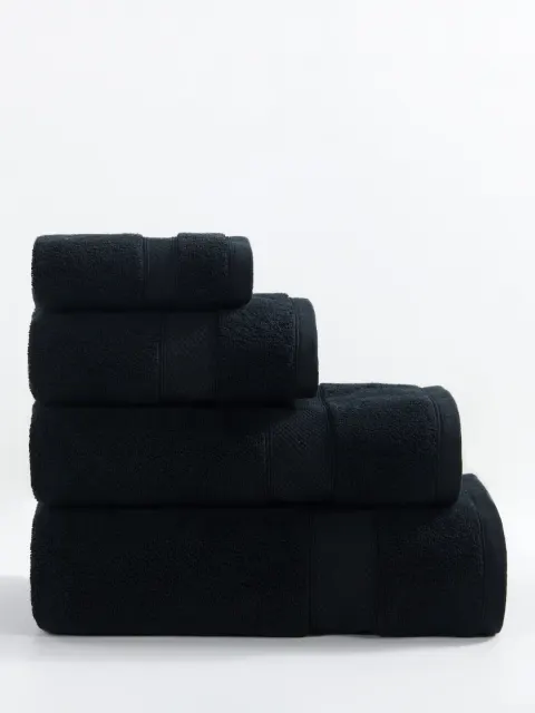 Ręcznik Bawełniany LEO 650g/m2 Czarny