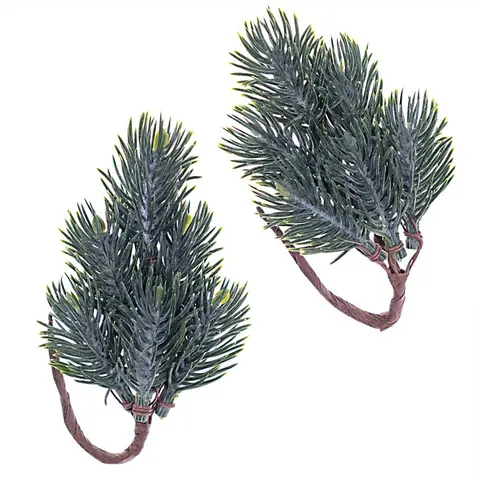 Sztuczne gałązki jodły dpCraft 2 szt. 10 cm
