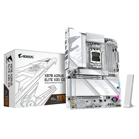 Gigabyte Płyta główna X870 AORUS ELITE X3D ICE AM5 4DDR5 HDMI ATX