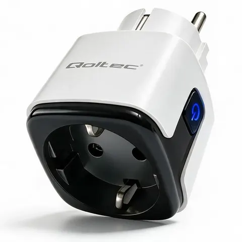 Qoltec Inteligentne gniazdko Wi-Fi 16A | timer | watomierz | Tuya