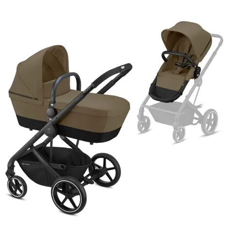 Wózek dziecięcy Cybex Balios S Lux 2w1 Czarny Stelaż