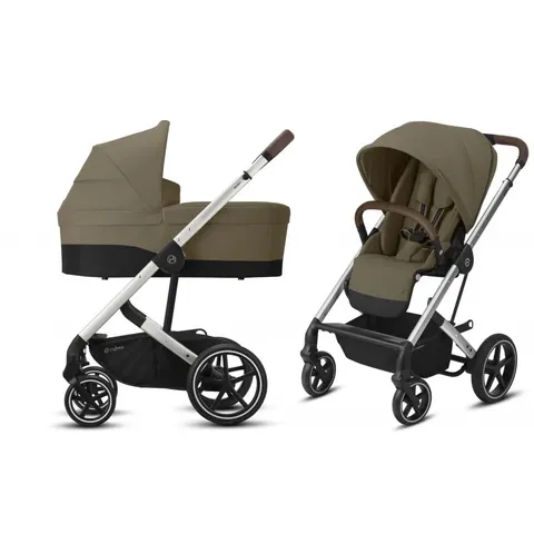 Wózek dziecięcy Cybex Balios S Lux 2w1 Srebny Stelaż